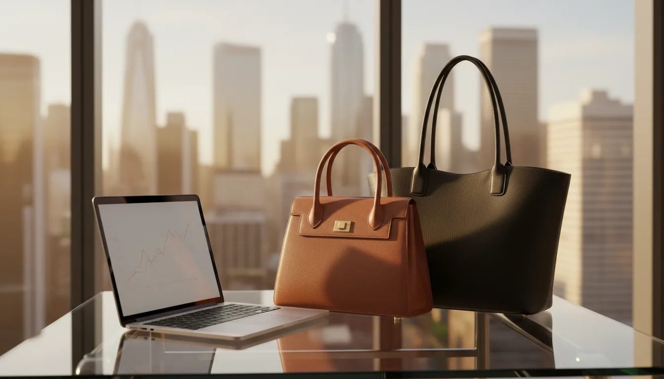 Luxury handbags for work and business settings