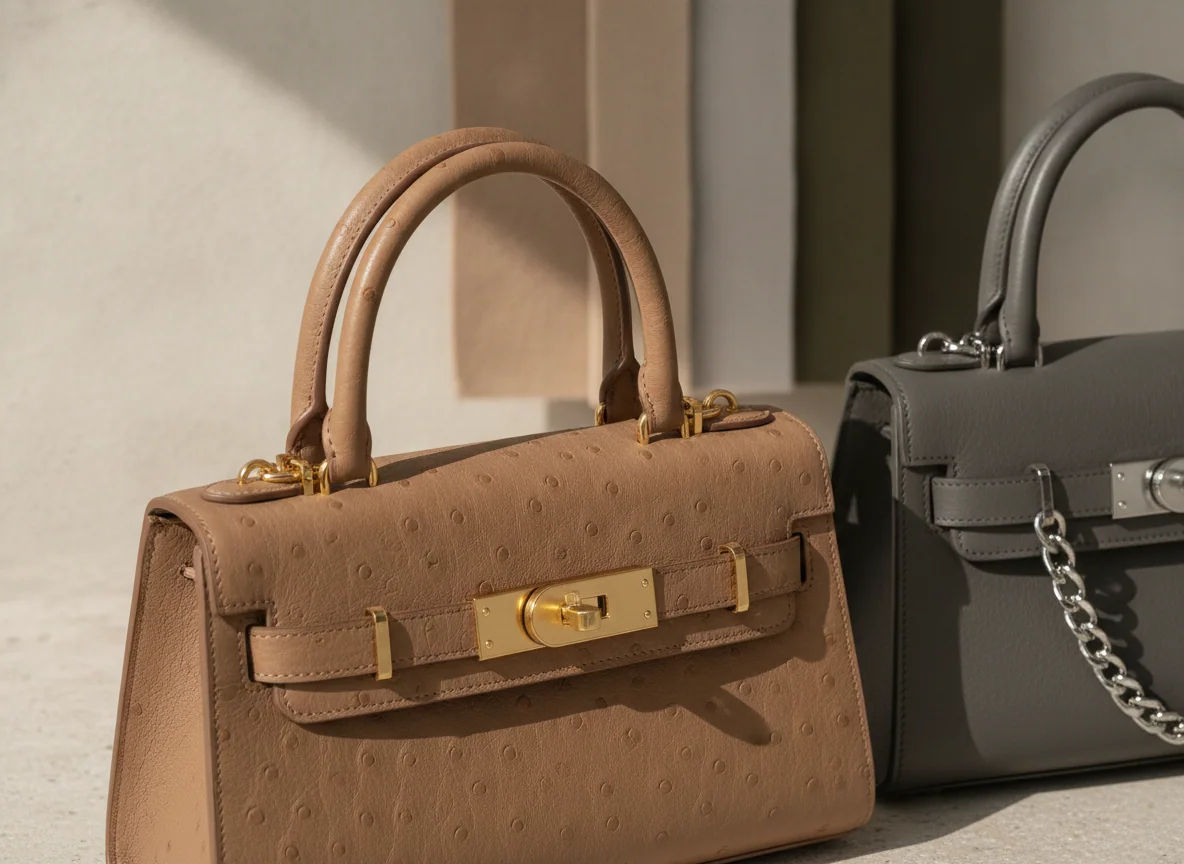 Two satchels beside each other